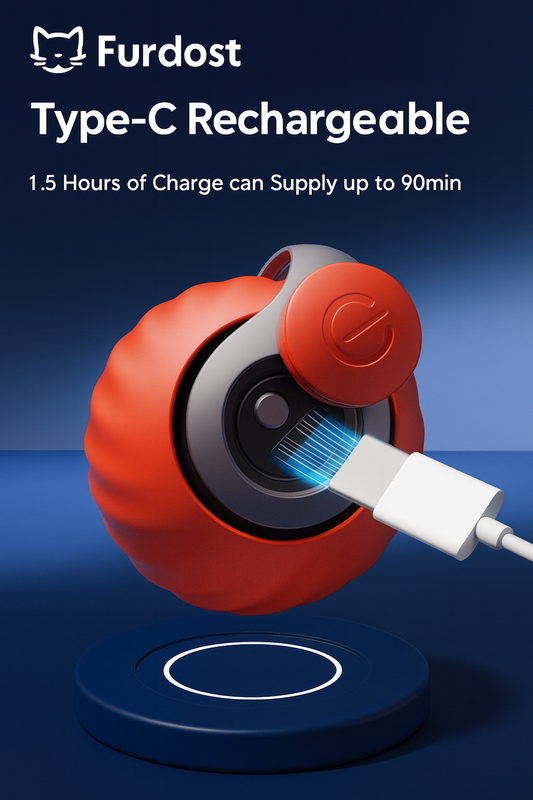 🐾 Furdost™ Smart Rolling Ball Cat and Dog Toy 🐾